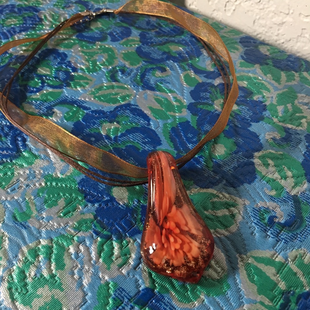 Glass made necklace